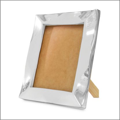 Modern Recycled Aluminum Picture Frame - 8.6" x 6.7"