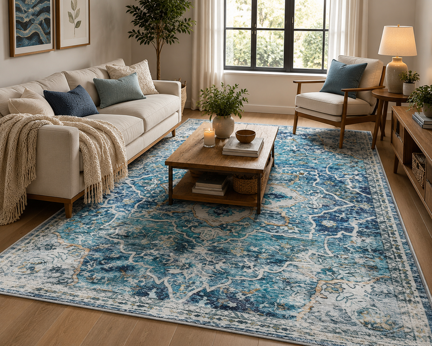 Willow Vintage Area Rug - 3x5