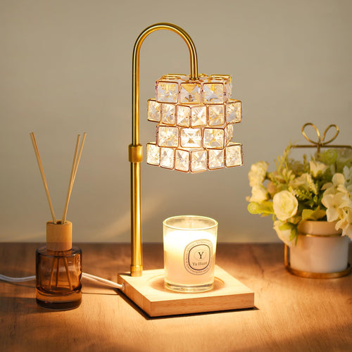 Crystal Cube Candle Warmer Lamp